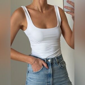 Zara White Bodysuit
